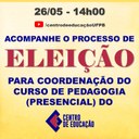 Eleição para Coordenação de Curso Pedagogia Presencial
