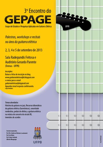 Cartaz III Encontro Gepage