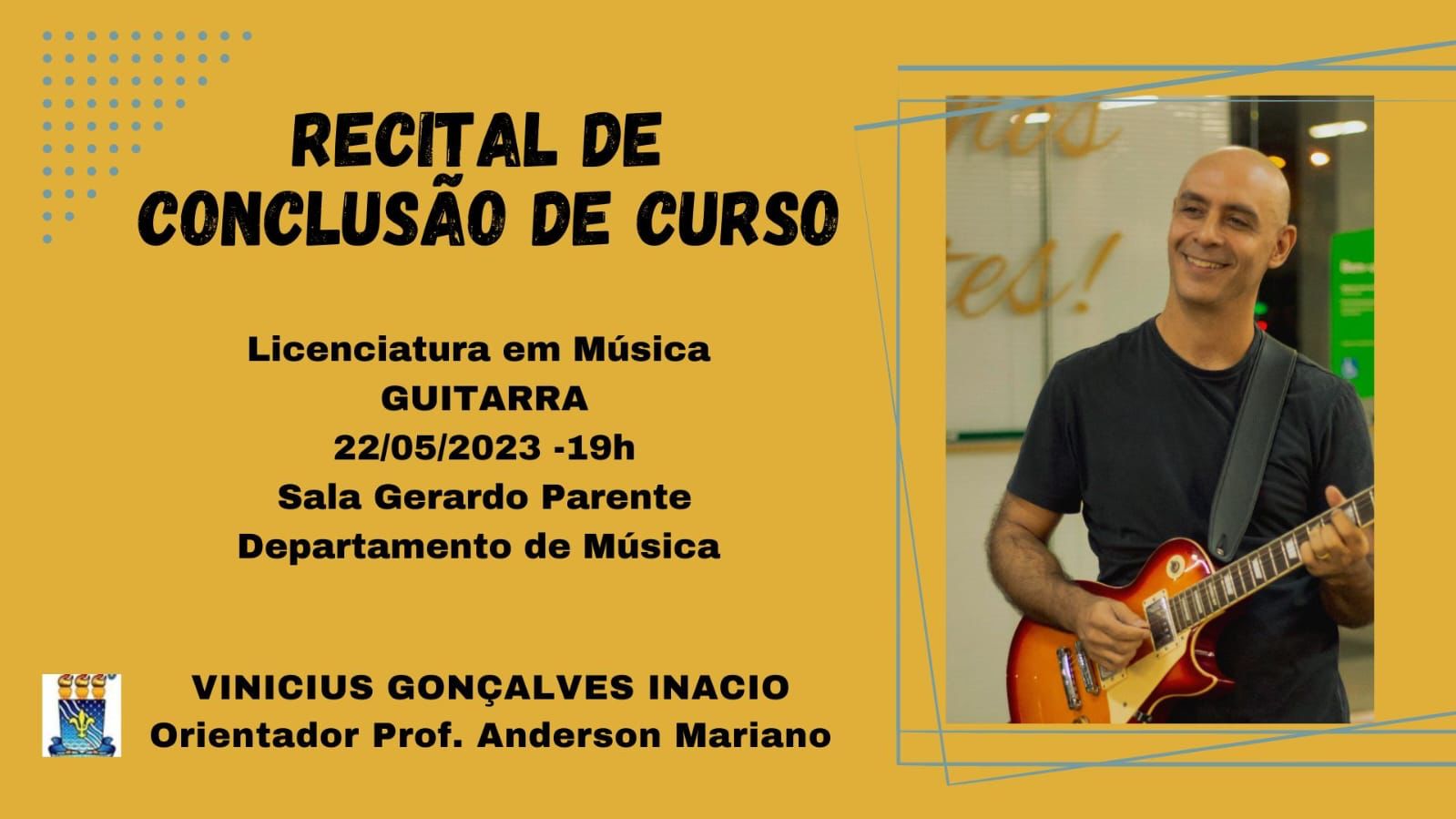 Flyer recital Vinícius Inácio