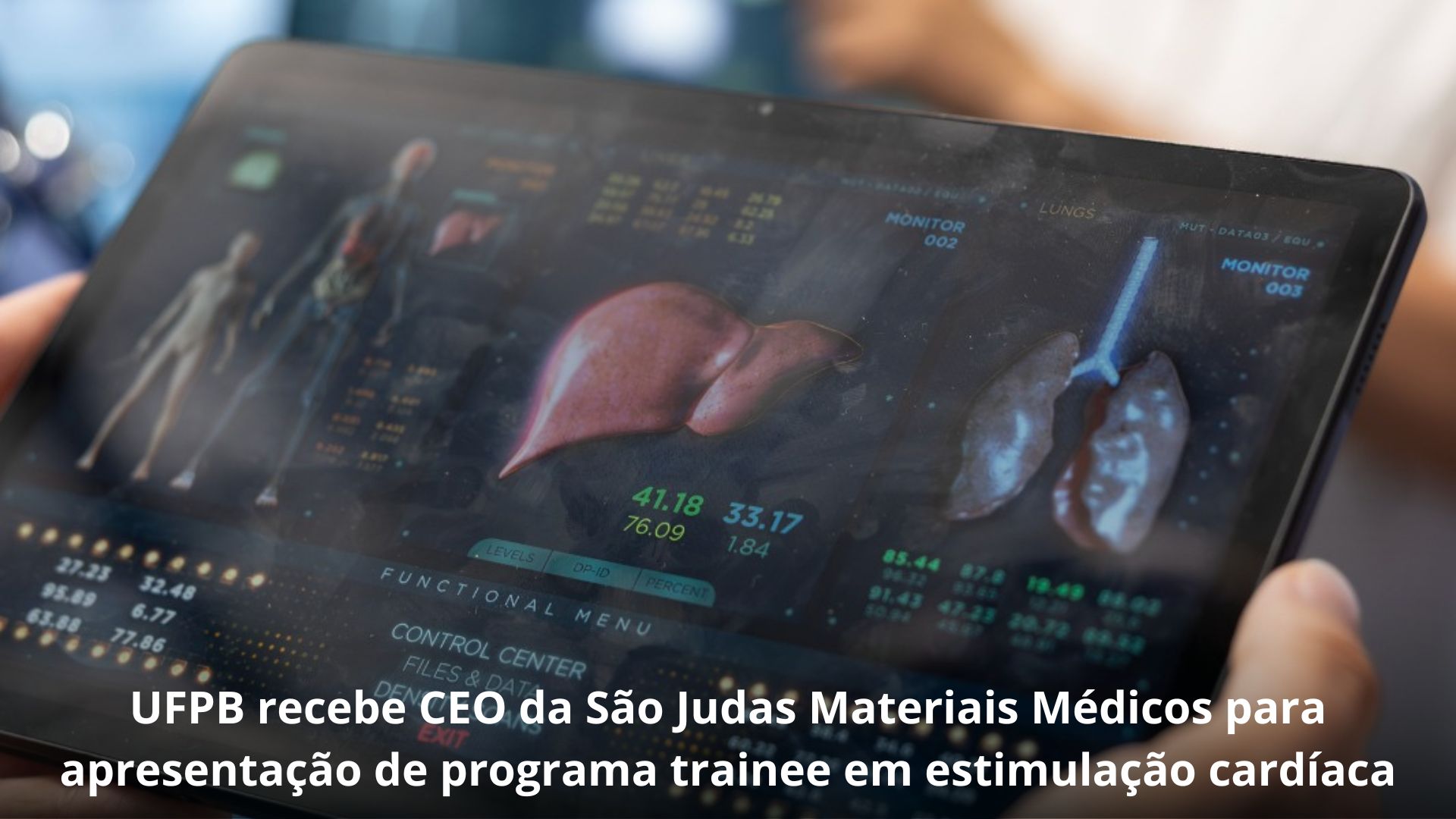 UFPB recebe CEO da São Judas Materiais Médicos para apresentação de programa trainee em estimulação cardíaca